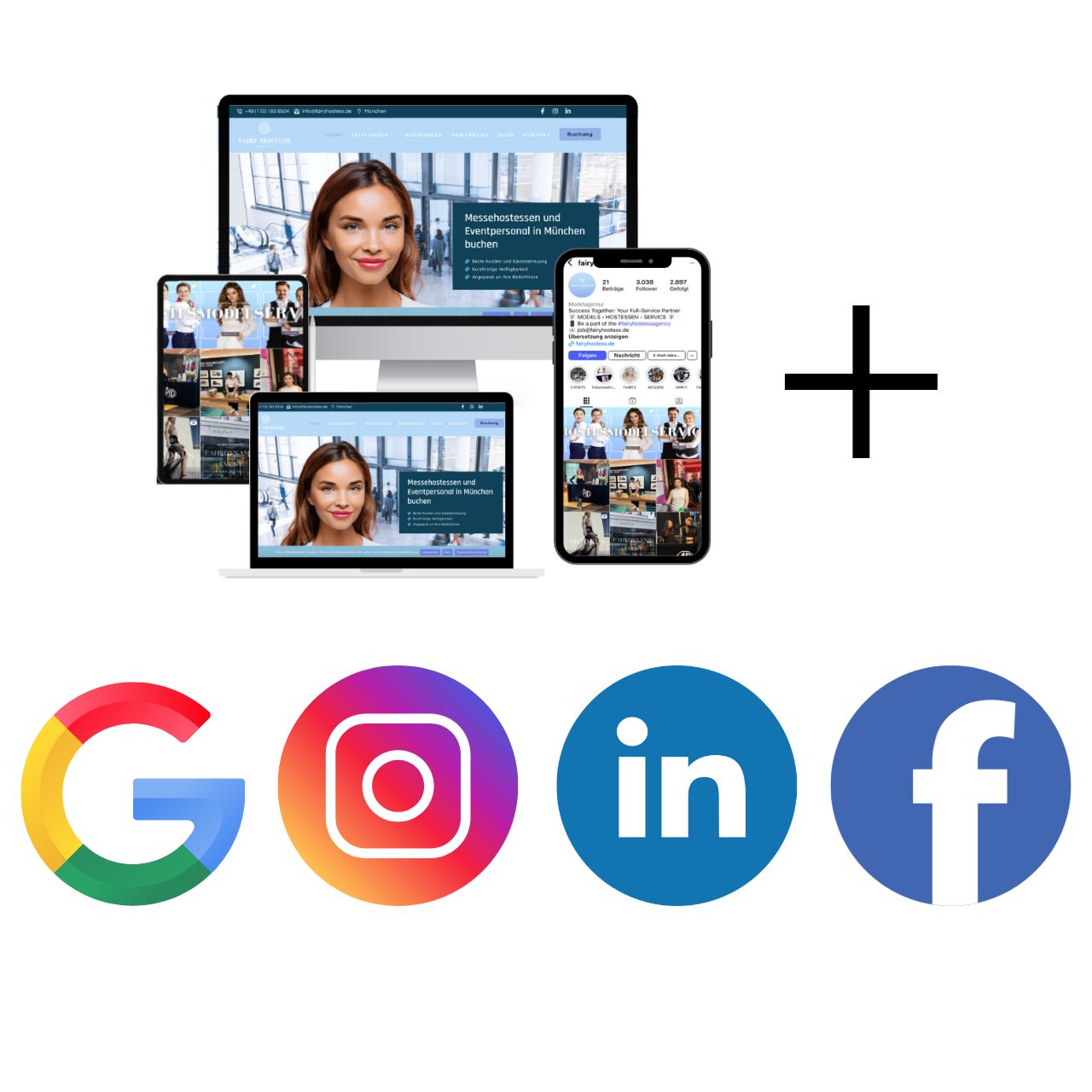 Website + Social Media erstellen München
